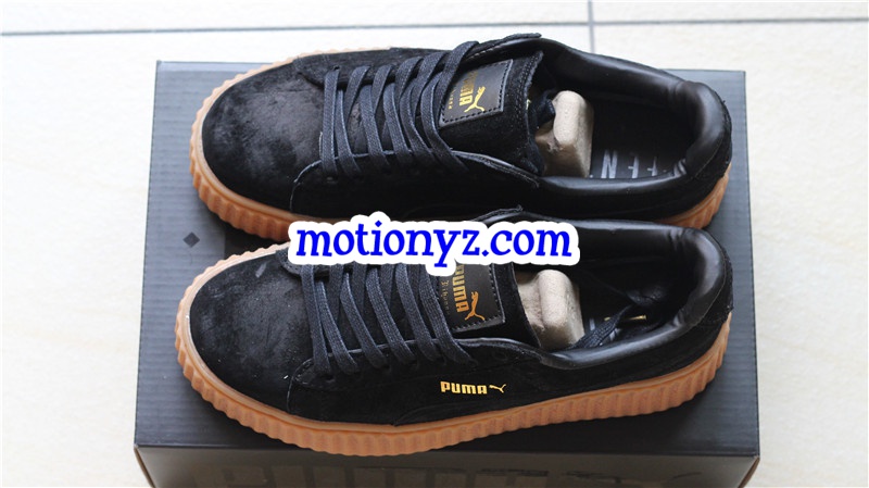 Puma Fenty Rihanna Creeper Low Black Yellow